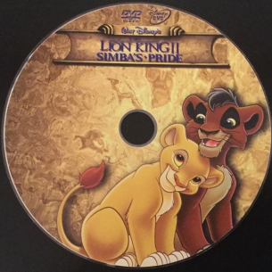 Disney's The Lion King 2: Simba's Pride DVD disc